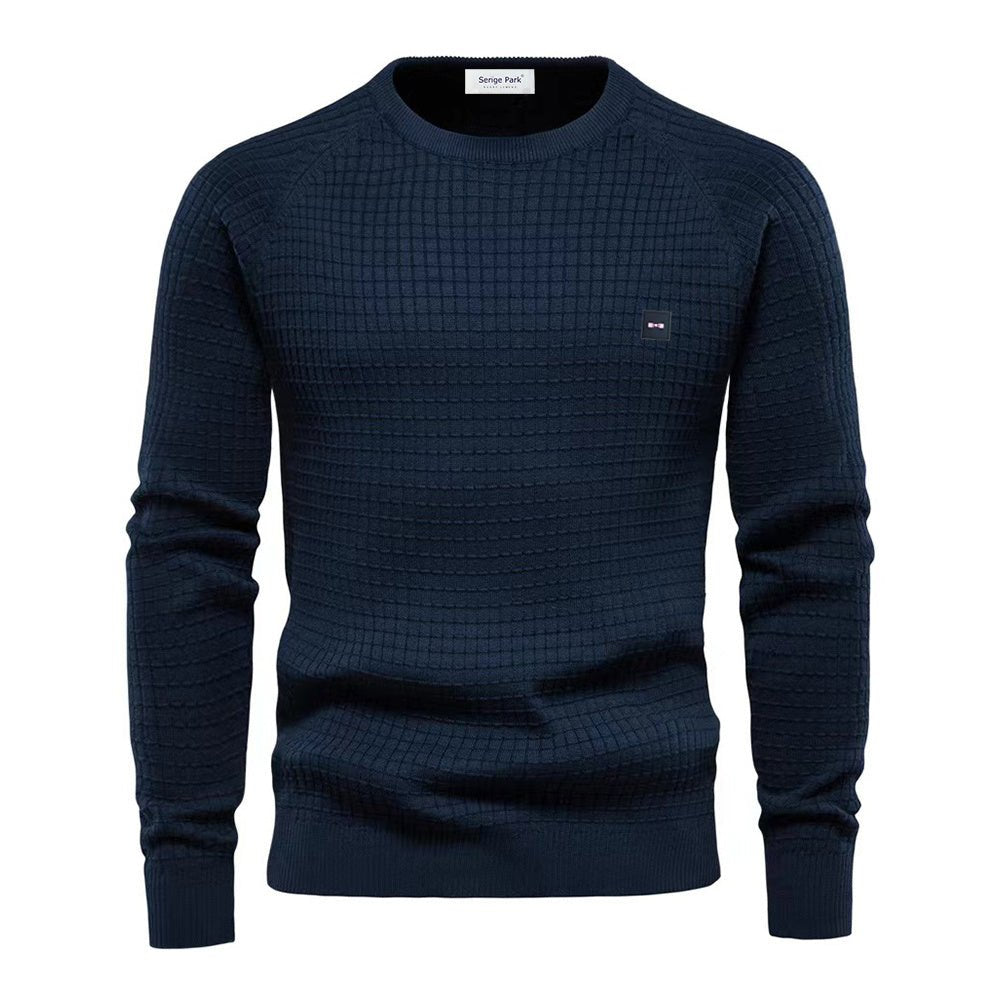 Herren Strickpullover Langarm Rundhalsausschnitt - Norvielle