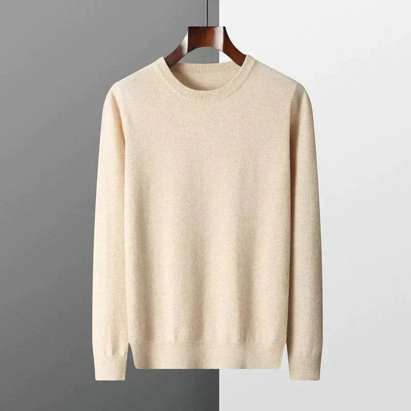 Herren Strickpullover Merinowolle Langärmlig - Norvielle