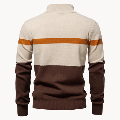 Pullover mit halbem Reißverschluss | Gestrickt | Pullover | Pullover mit Viertelreißverschluss | Herrenpullover-Chaps Herrenmode