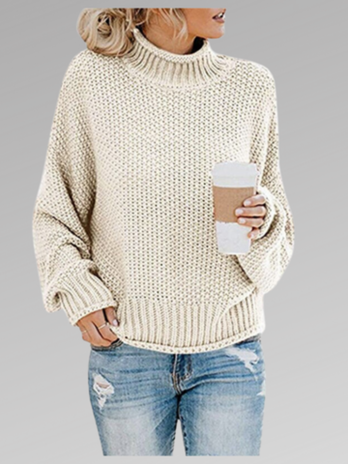 Damen Pullover Weiche Strickware