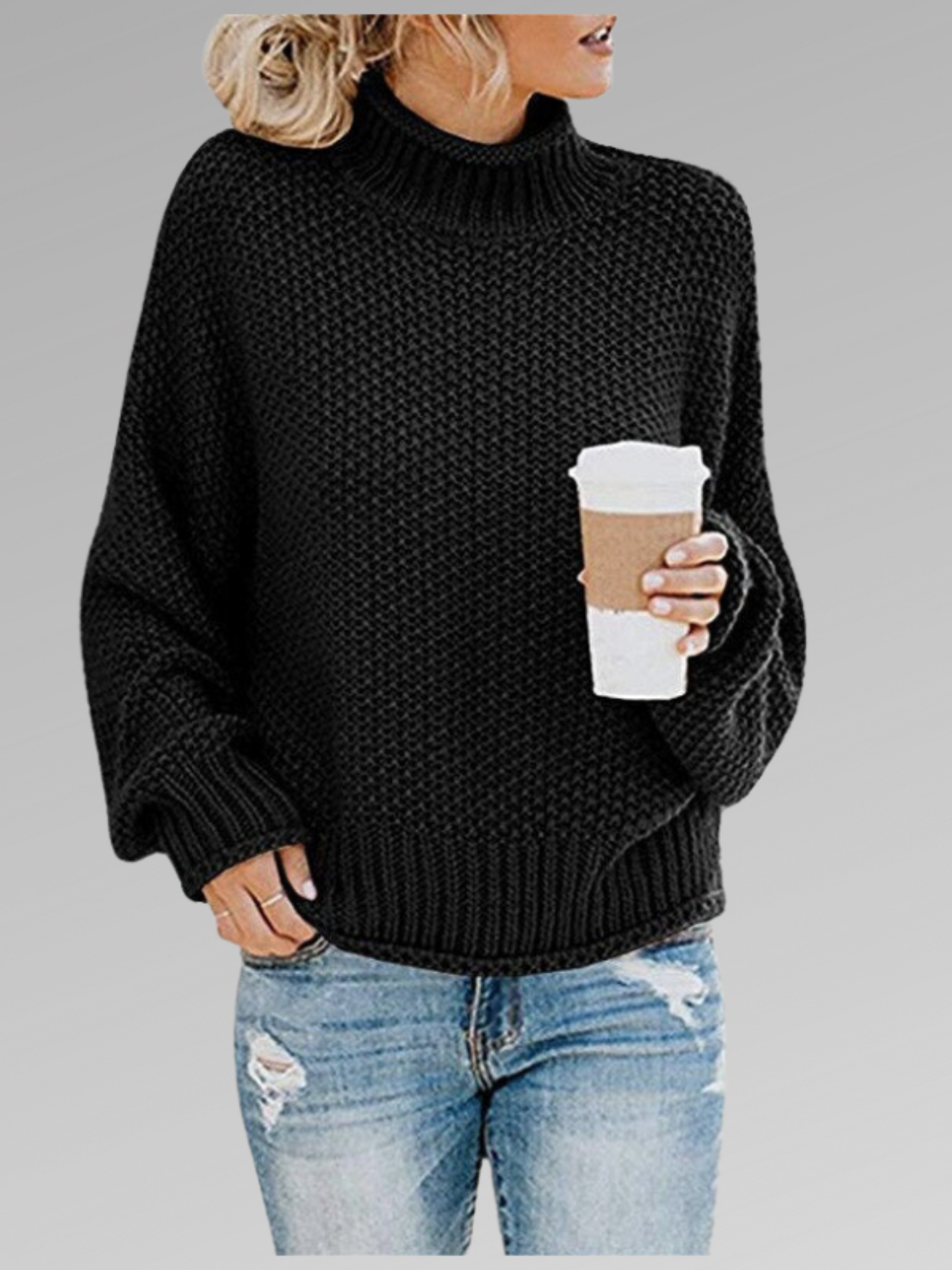 Damen Pullover Weiche Strickware