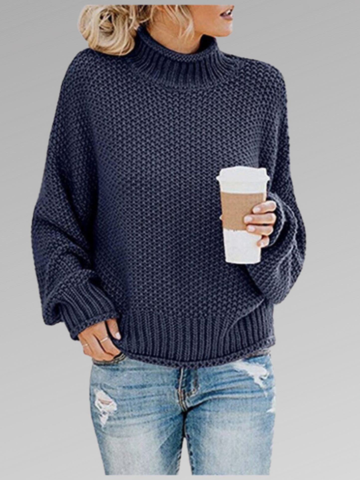 Damen Pullover Weiche Strickware