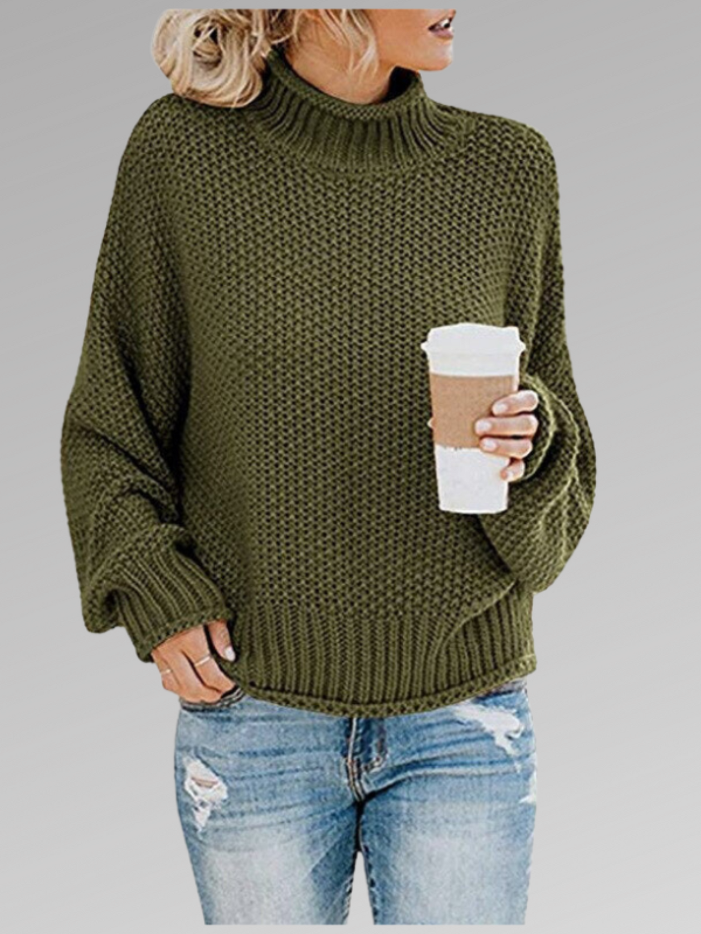 Damen Pullover Weiche Strickware