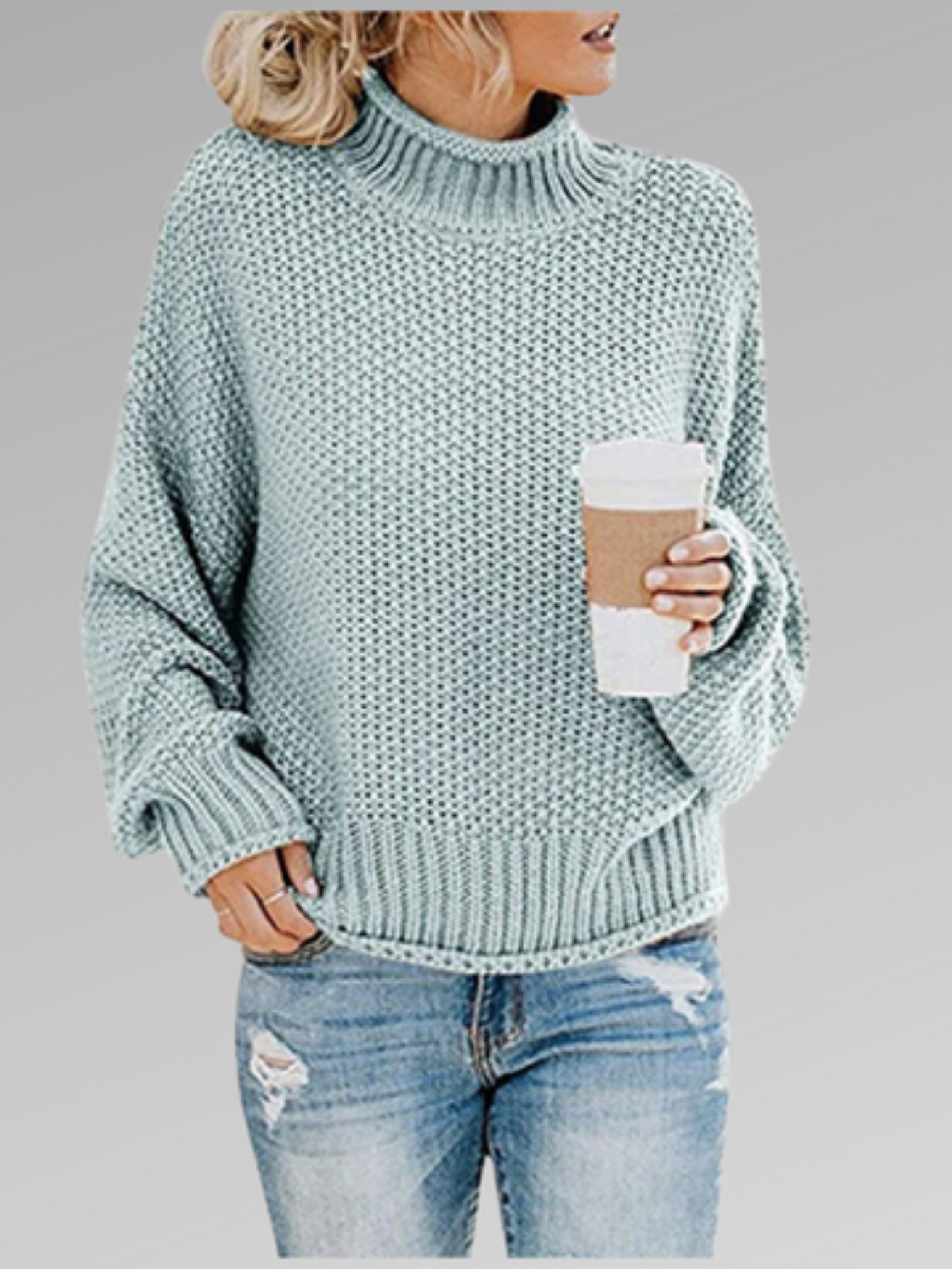 Damen Pullover Weiche Strickware - Norvielle
