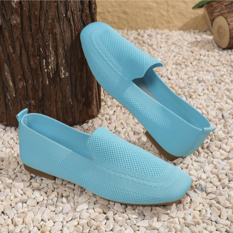 Norvielle Damen Loafer Flach Schuhe Casual Leder