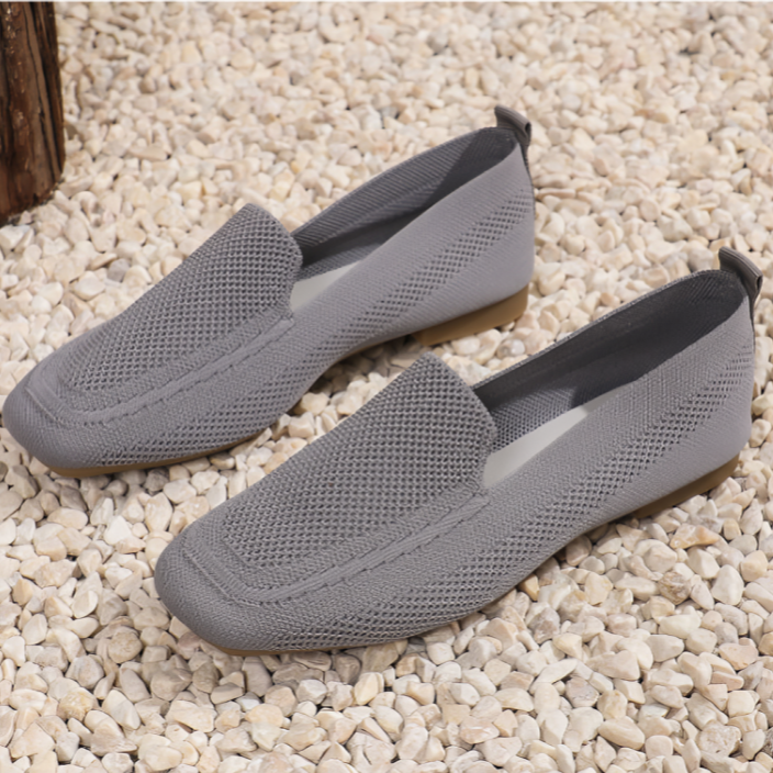 Norvielle Damen Loafer Flach Schuhe Casual Leder