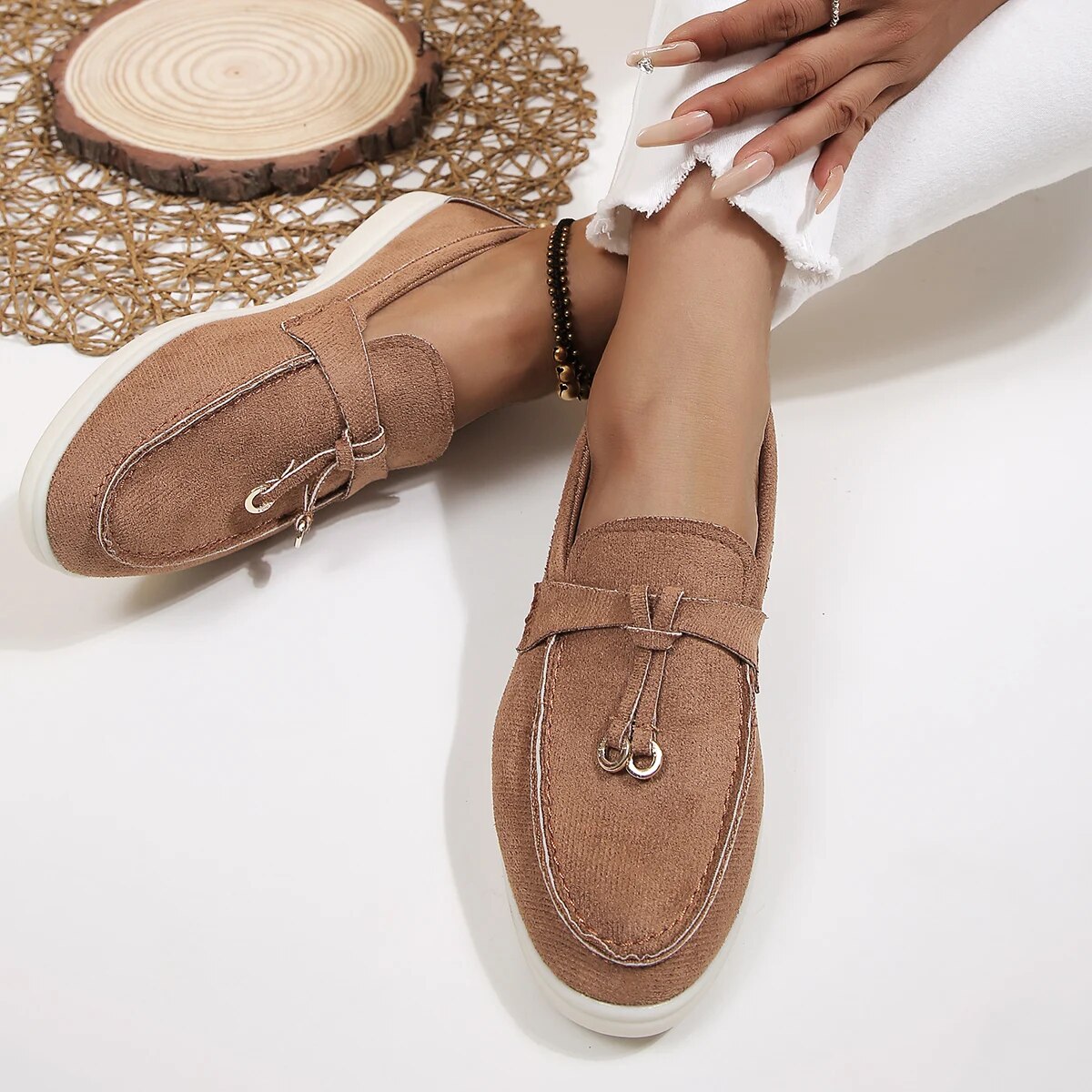 Norvielle Damen Wildschuhe Slipper