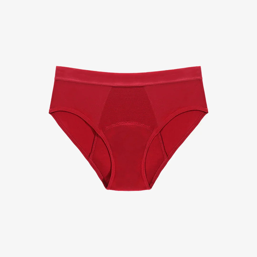 Damen Menstruationsunterwäsche 3er Set Baumwolle Mit Wetbag