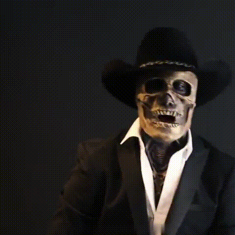 Realistische Horrormaske für Unheimliche Halloween Nächte 1
