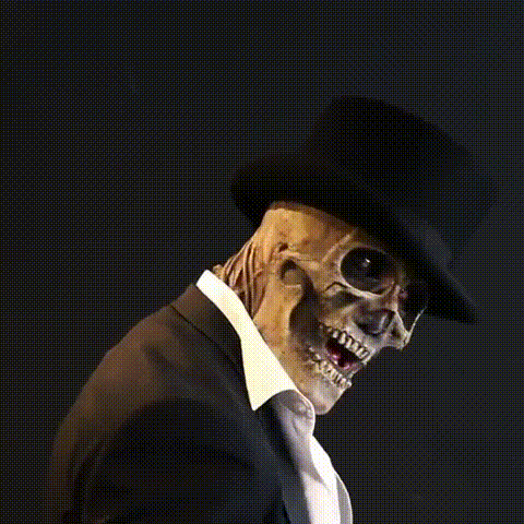 Realistische Horrormaske für Unheimliche Halloween Nächte 3