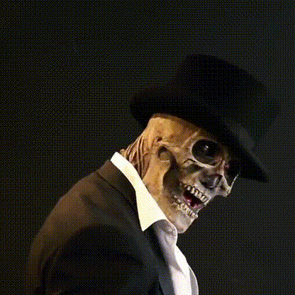 Realistische Horrormaske für Unheimliche Halloween Nächte 3