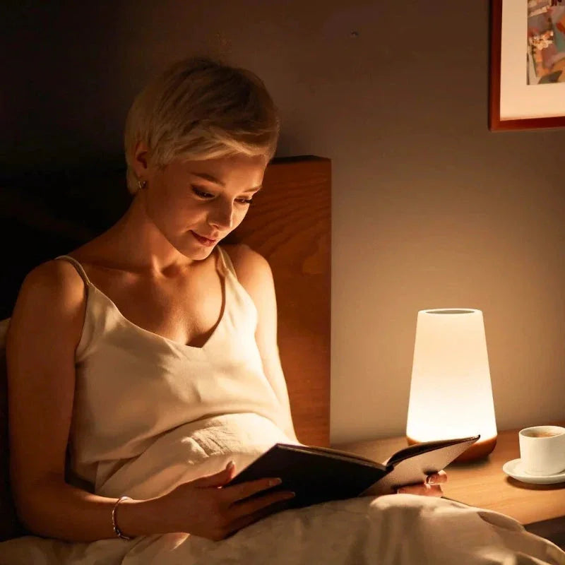 Wiederaufladbare Nachtlampe Mit Tippensteuerung Weiches Licht