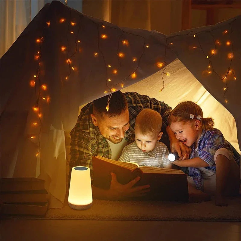 Wiederaufladbare Nachtlampe Mit Tippensteuerung Weiches Licht