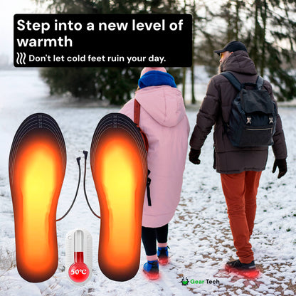 Beheizte Einlegesohlen Wiederaufladbar für Stiefel Winterwärme