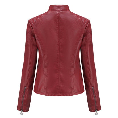 Damen Modische Jacke mit Gesteppter Schulterpartie