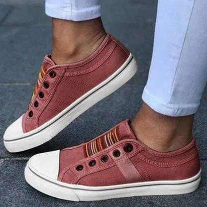Norvielle Damen Slip-On Turnschuhe Lässig