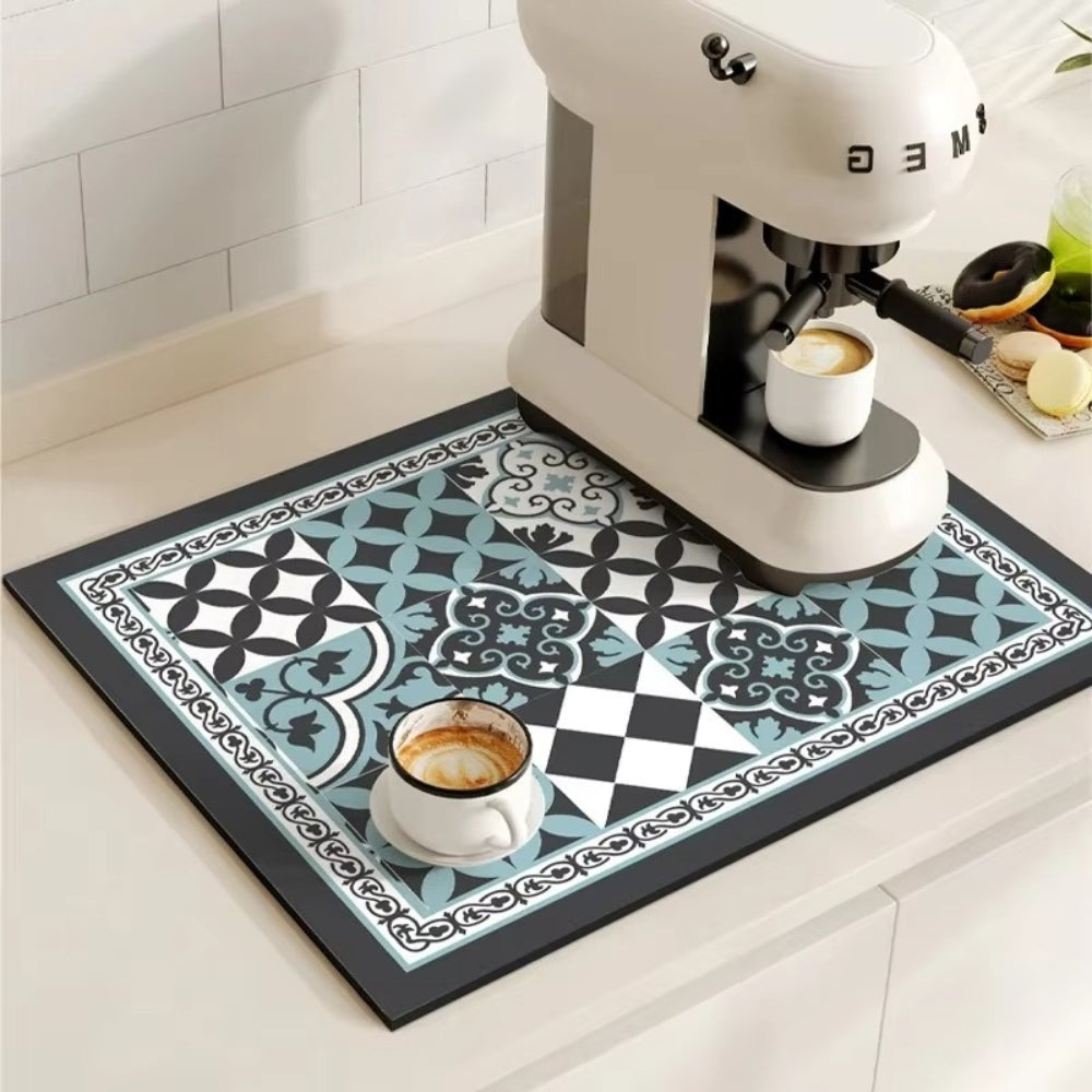 Retro Kaffeemat Absorbierend