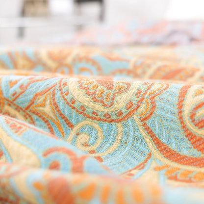 Umkehrbare Baumwolldecke Paisley Boho Stil