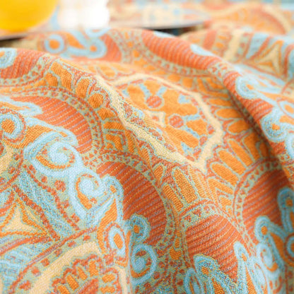 Umkehrbare Baumwolldecke Paisley Boho Stil