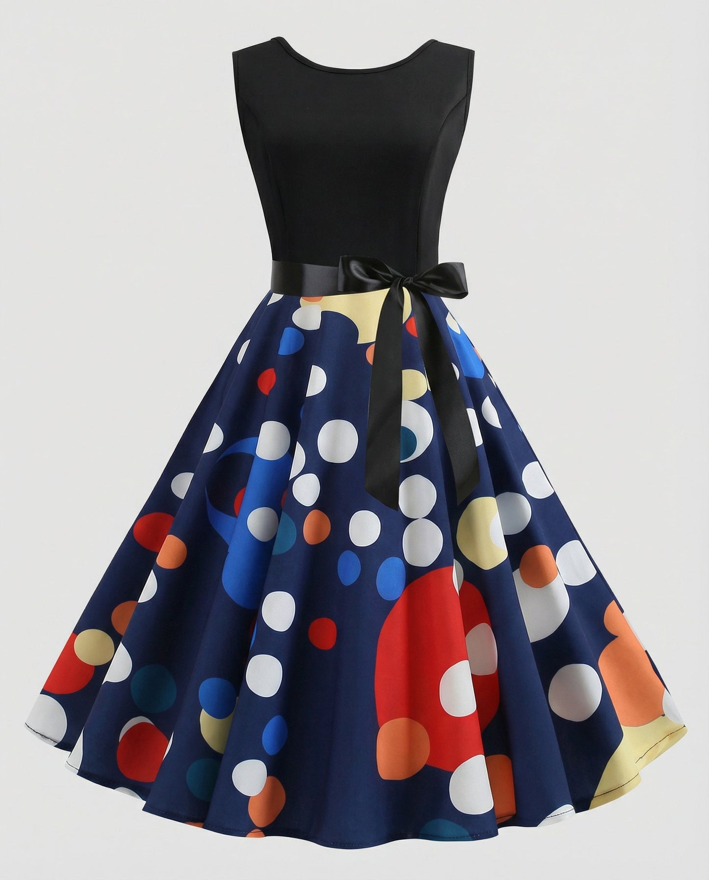 Rockabilly Damenkleid Polka-Dots