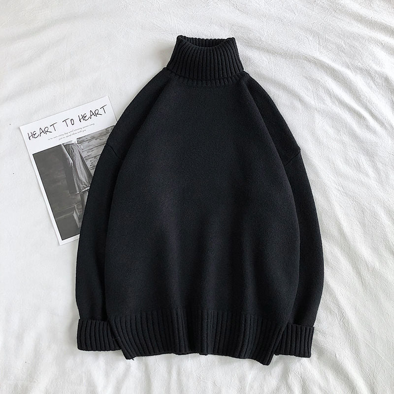 Herren Rollkragenpullover Übergröße Strickpullover - Norvielle