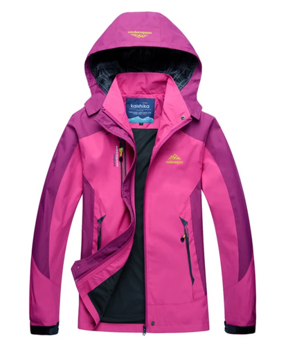 Damen Outdoor-Wanderjacke Waterproof Norvielle