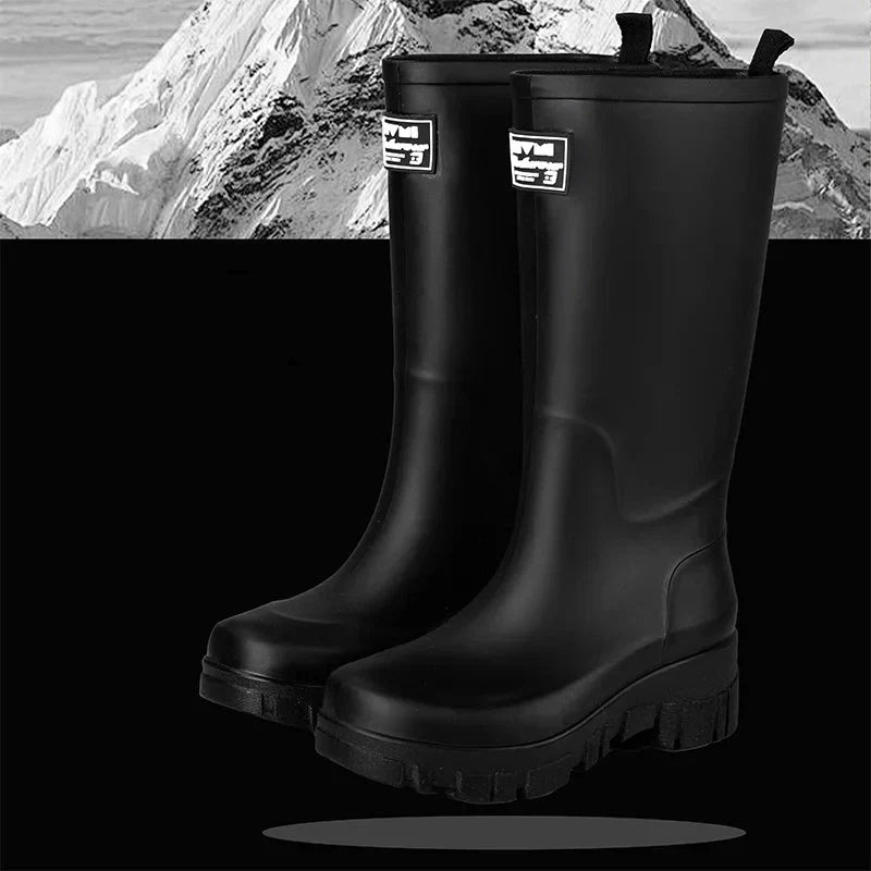Damen Gummistiefel Wasserdicht Knöchelhöhe