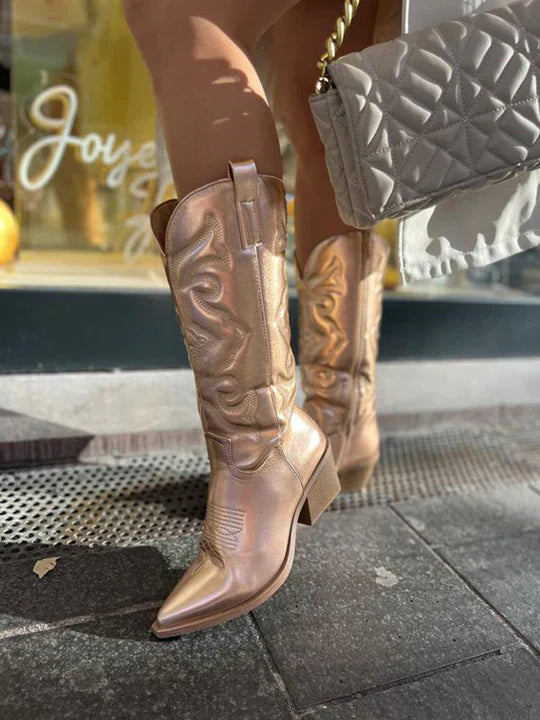 Norvielle Herren Cowboystiefel Hochwertig