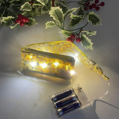 Weihnachtslichterband Dekoratives Funkelband Festlich