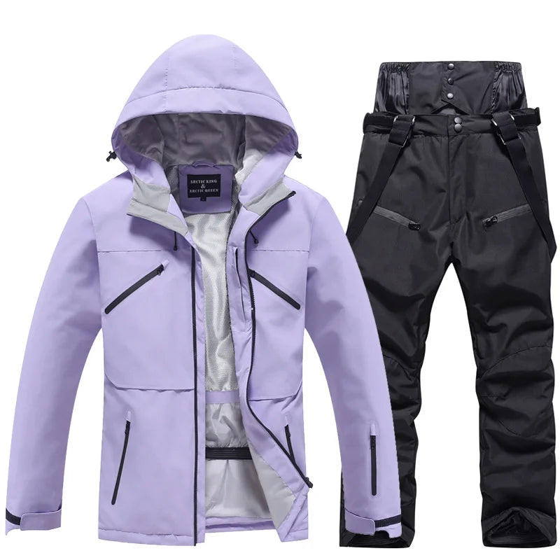 Unisex Skianzug Zweiteiliger Jacke und Hose