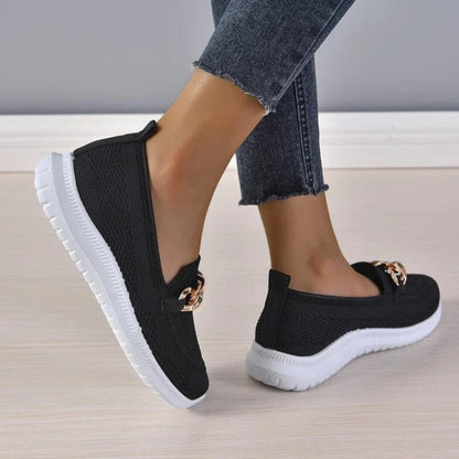 Norvielle Damen Orthopädische Schuhe Atmungsaktives Material Bequem