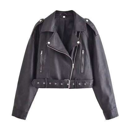 Norvielle Damen Winterjacke Gürtel