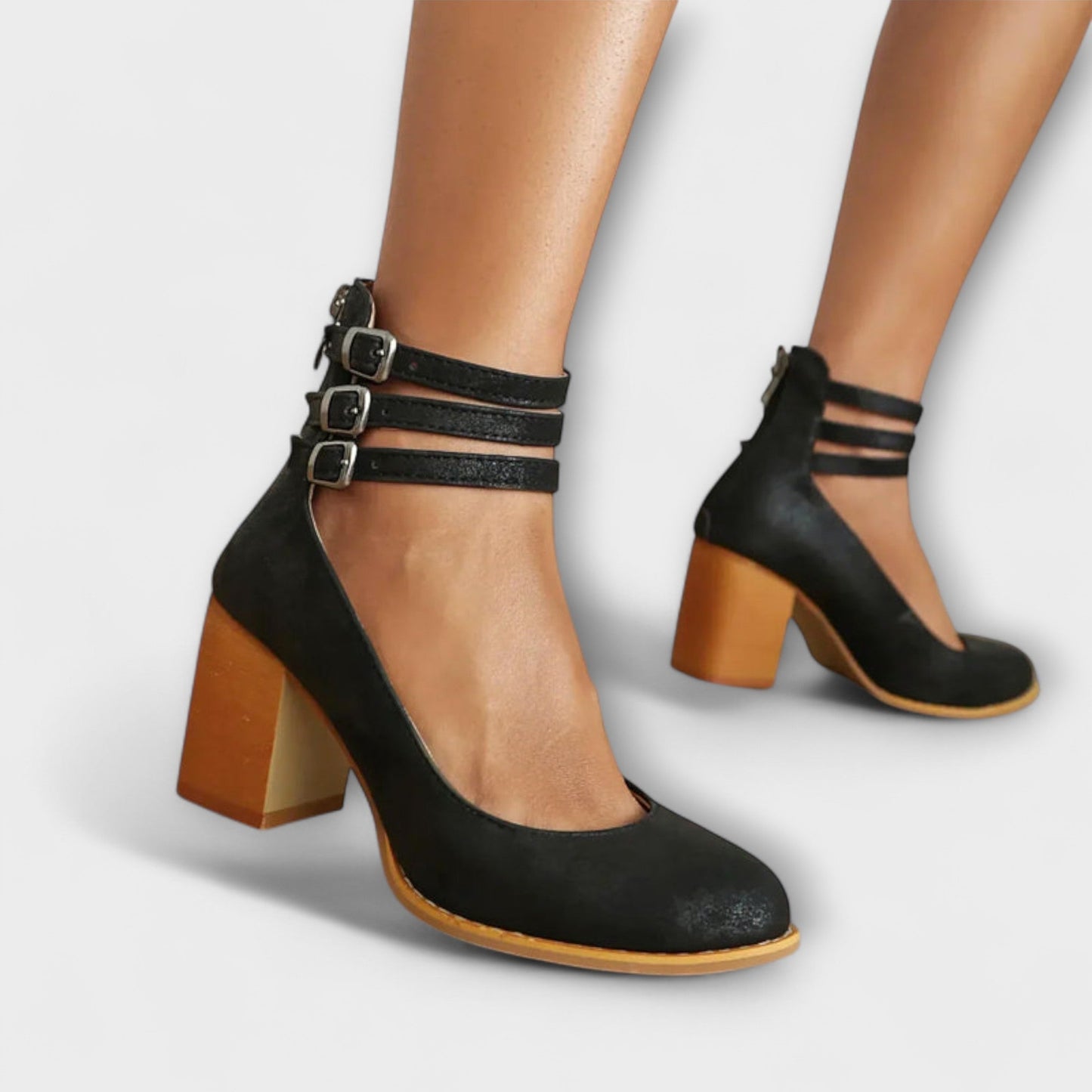 Alira Damen Pumps Knöchelriemen-Design