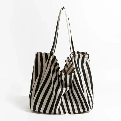 Damen Groß-Shopper Handtasche Schwarz - Norvielle