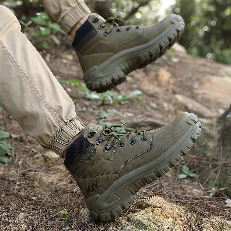 Herren High- Outdoor Stiefel Rutschfest Robust Wandern Arbeit