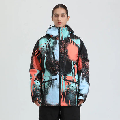 Unisex Skijacke Wintersport Funktionales Nylon