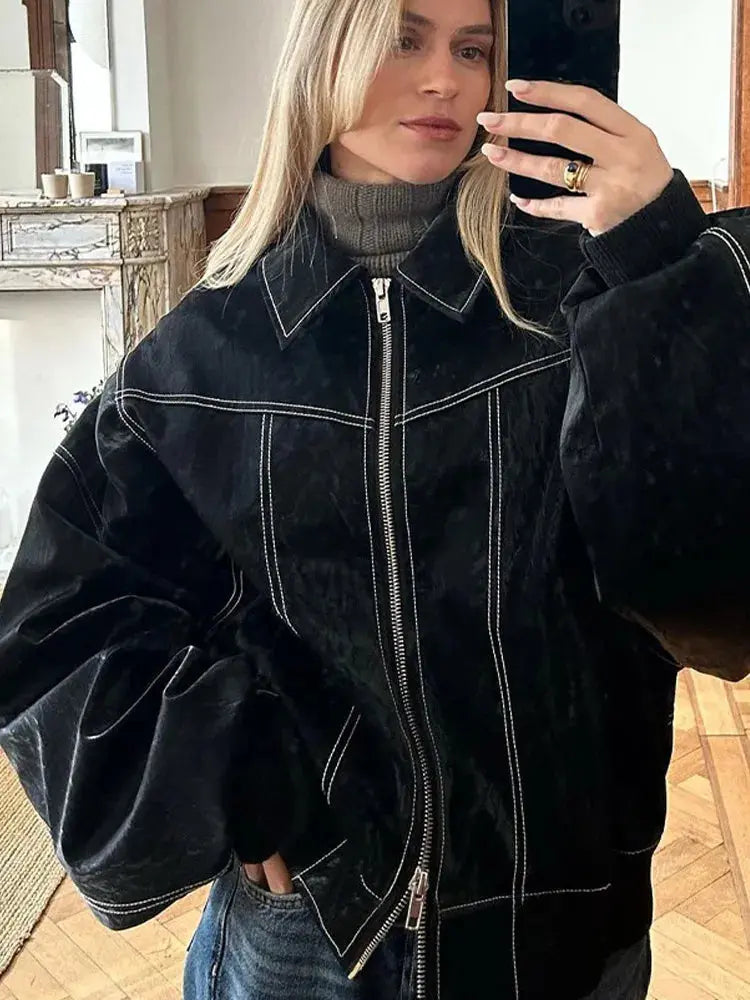 Herren Übergröße Jacke Herbstmode Clementine - Norvielle