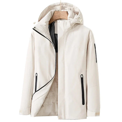 Damen Wasserdichte Winterjacke Fleece-Futter