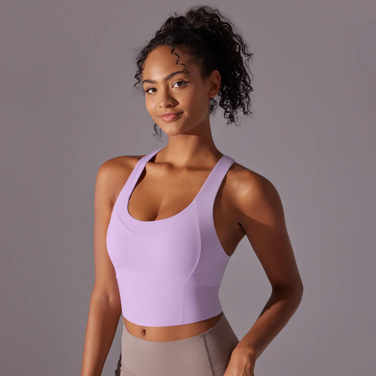 Norvielle Damen Yoga-Bh Eng Anliegend Sportlich