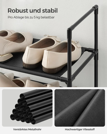 Metall Schuhschrank Stahl Slim Line