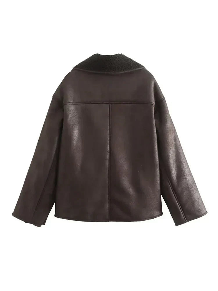 Norvielle Damen Fleece-Jacke Stylisch