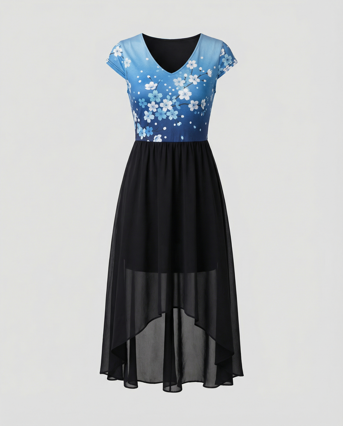 Elegantes Damen Chiffon Partykleid