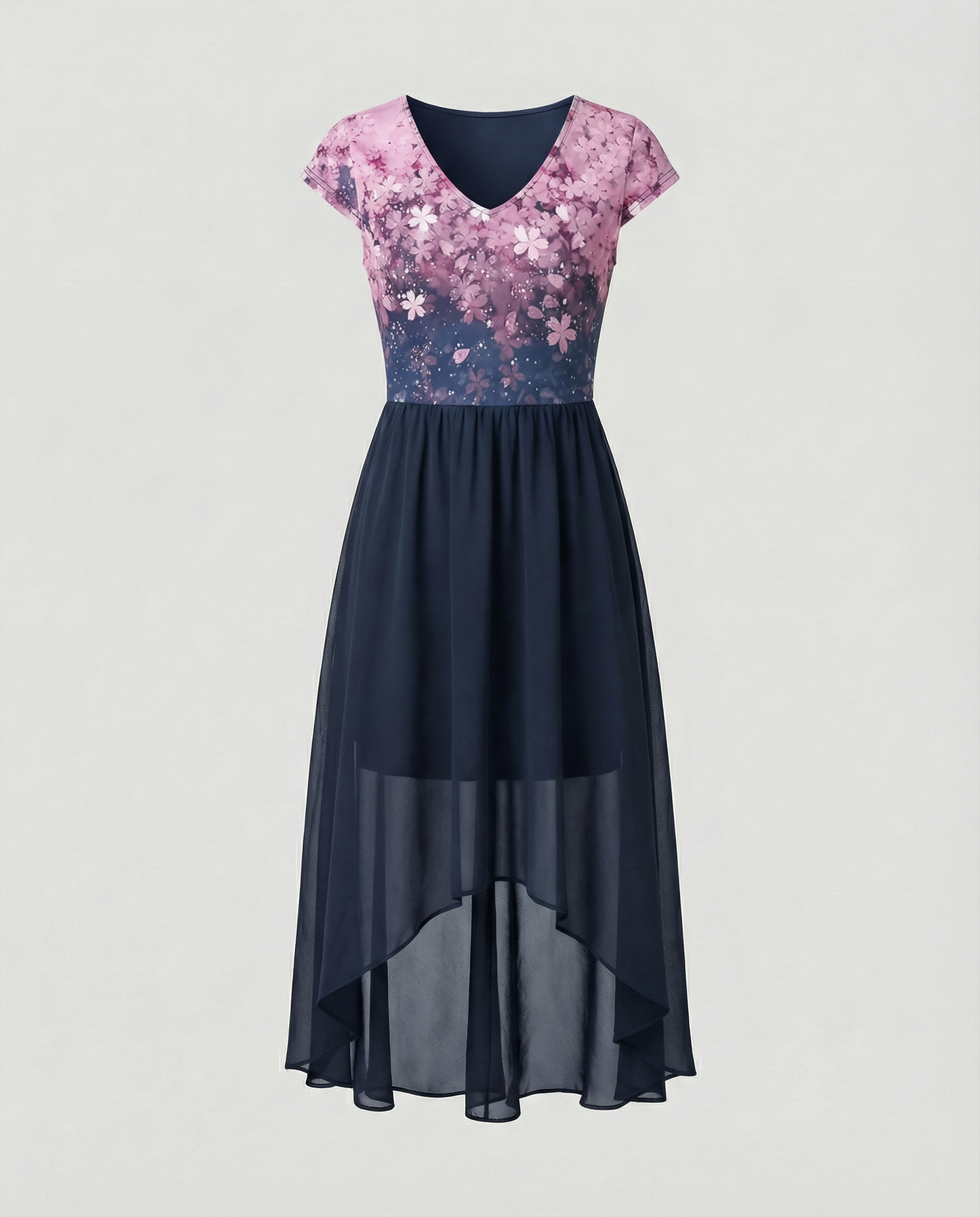 Elegantes Damen Chiffon Partykleid