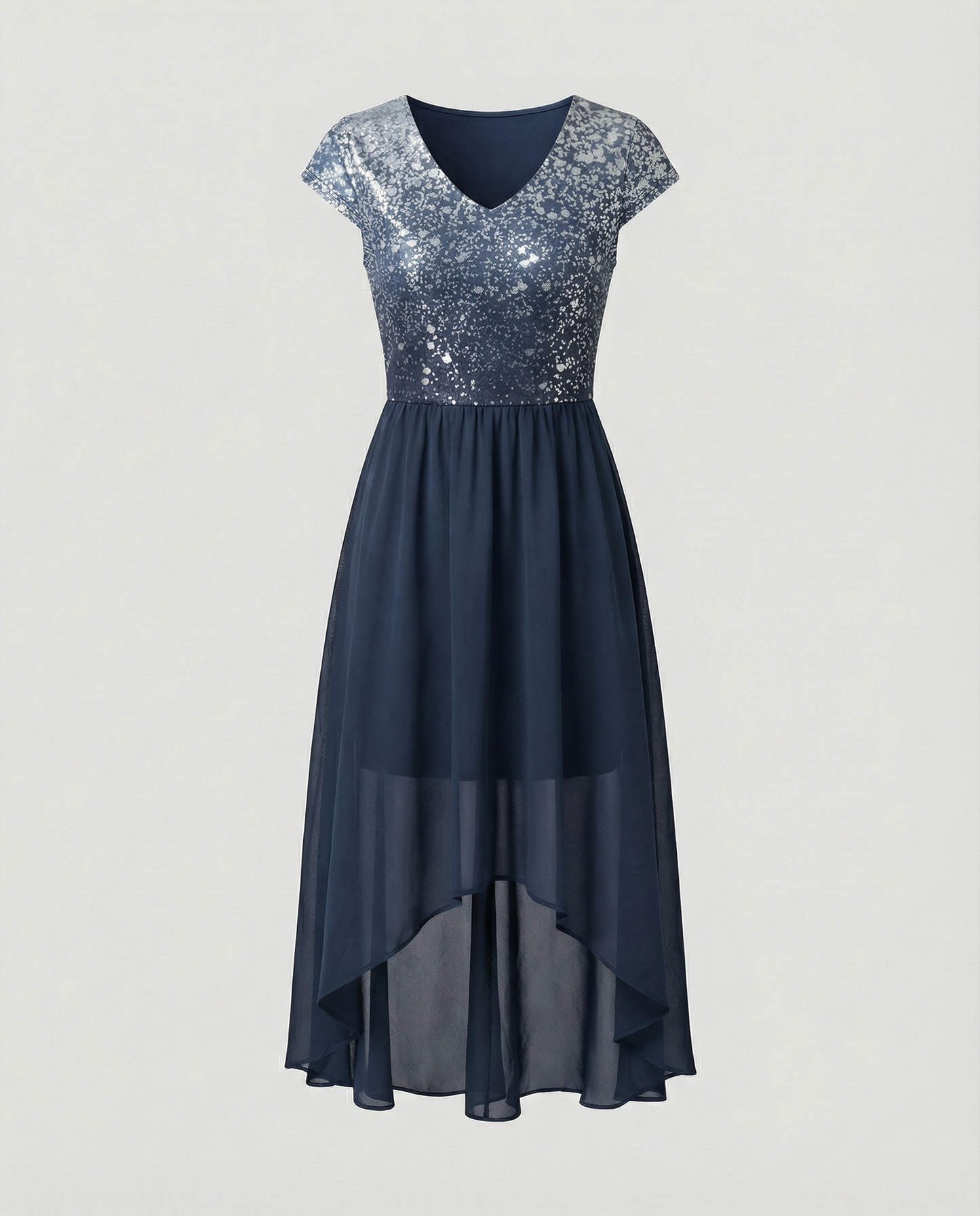 Elegantes Damen Chiffon Partykleid