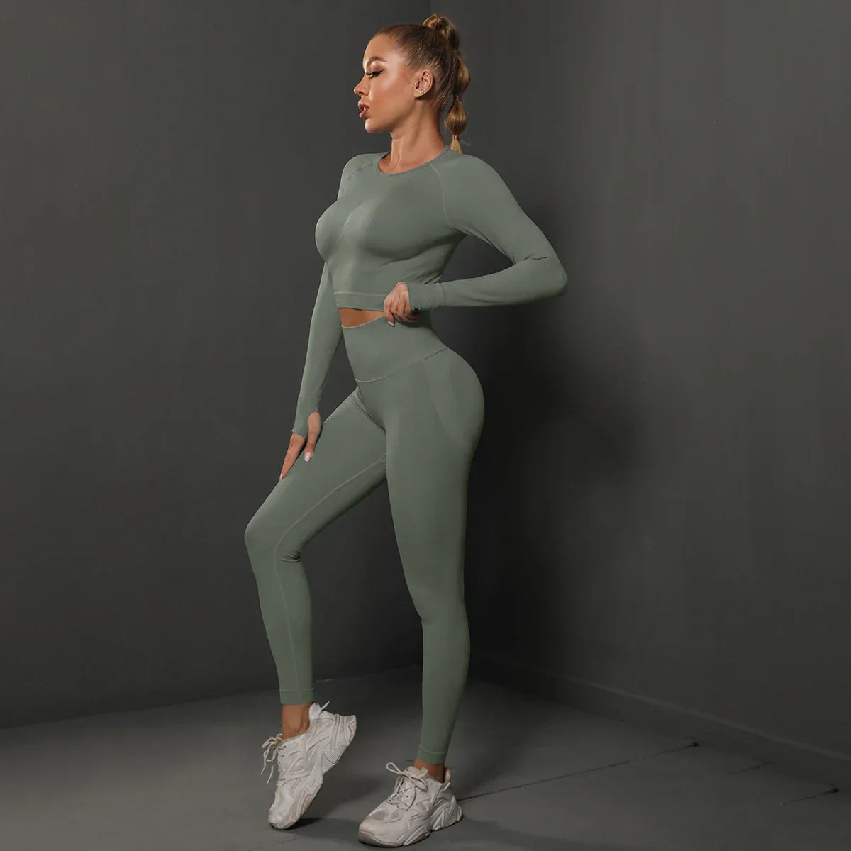 Damen Sportset Nahtlos Komfort