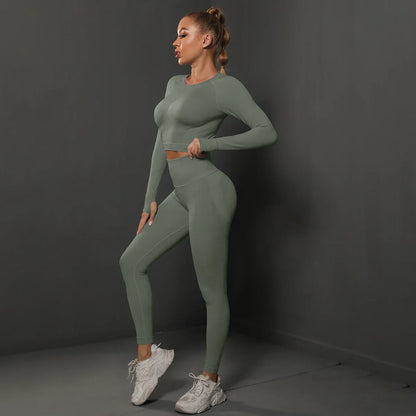 Damen Sportset Nahtlos Komfort