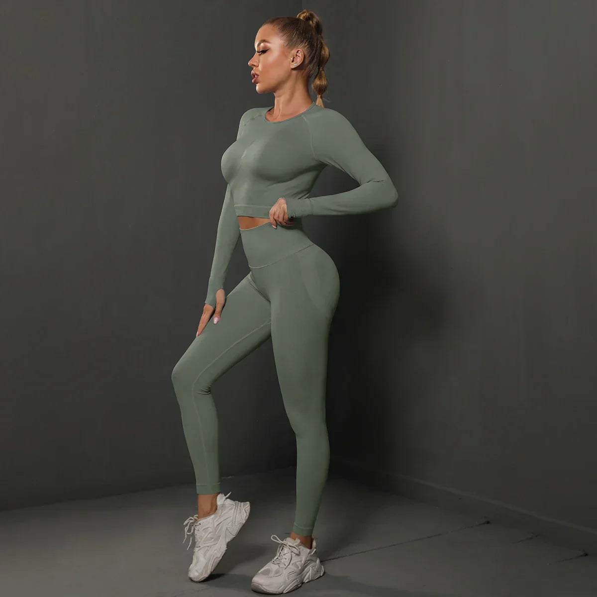 Damen Jogginganzug Sportlich Zweiteilig