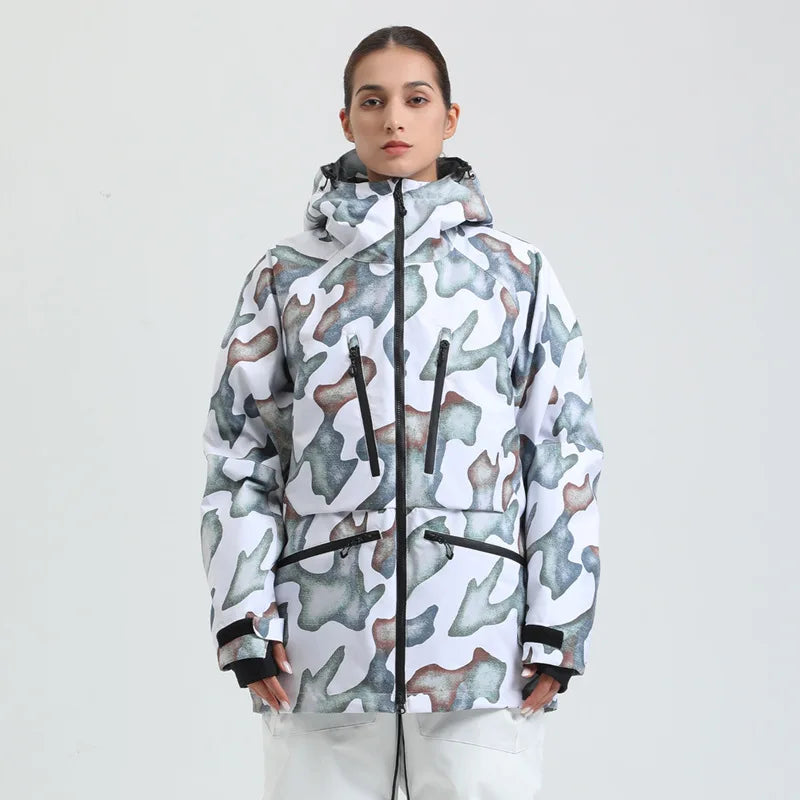 Unisex Skijacke Wintersport Funktionales Nylon