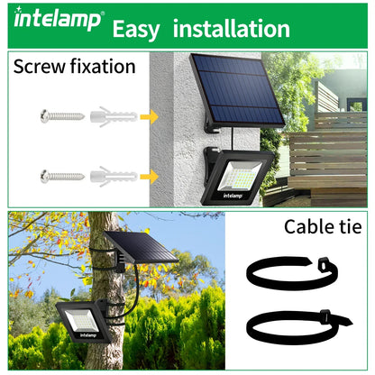 Solar LED Sicherheitsstrahler 2er-Pack 1200LM IP65 Wasserdicht