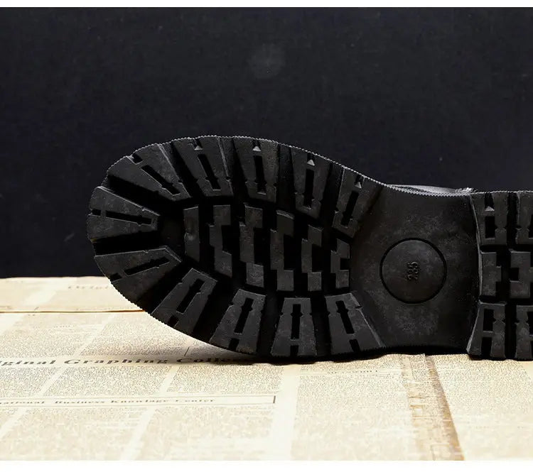 Damen Schnürschuhe Gefüttert Profilsohle